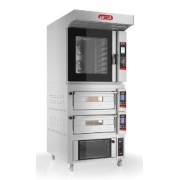 Комбінована піч Zanolli COMBI T /KIT 6E+ T ÀNEMOS 6E/ MC TOUCH + n.2 T POLIS 2S/MC 18 + COMBI T/CL 53