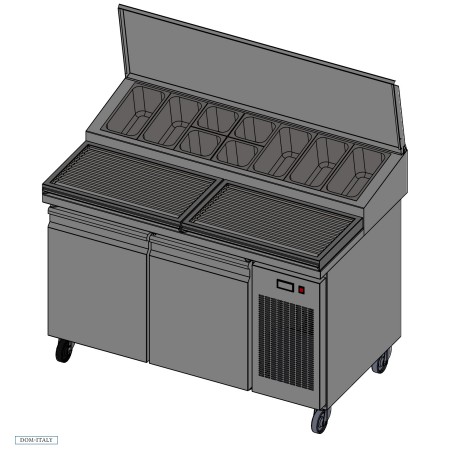 Стол для пиццы LEMAX PSG R - 2 - 0.91